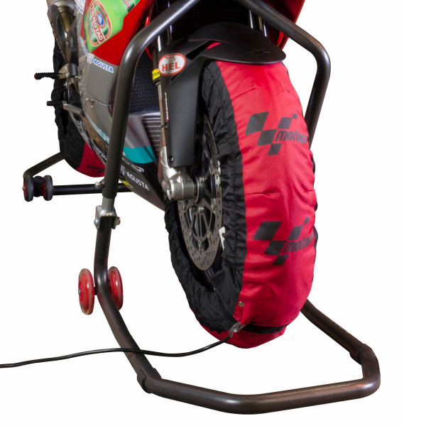 motogp Motogp tyre warmer set for 120/70-17 (front) and 180-190/50(55)-17 (rear) with eu 2 pin plug